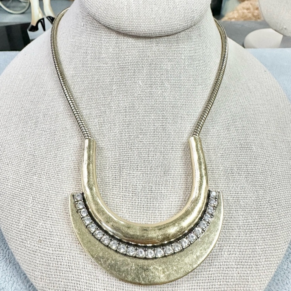 Signed C + I Bronze Tone Chloe And Isabel Capri Convertible Pendant